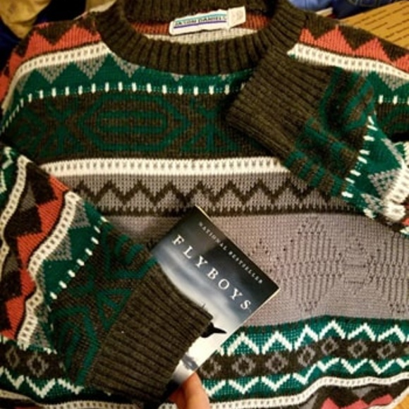 Jason Daniels Other - Vintage Men's Sweater ~ Winter Colourful Warm Crew